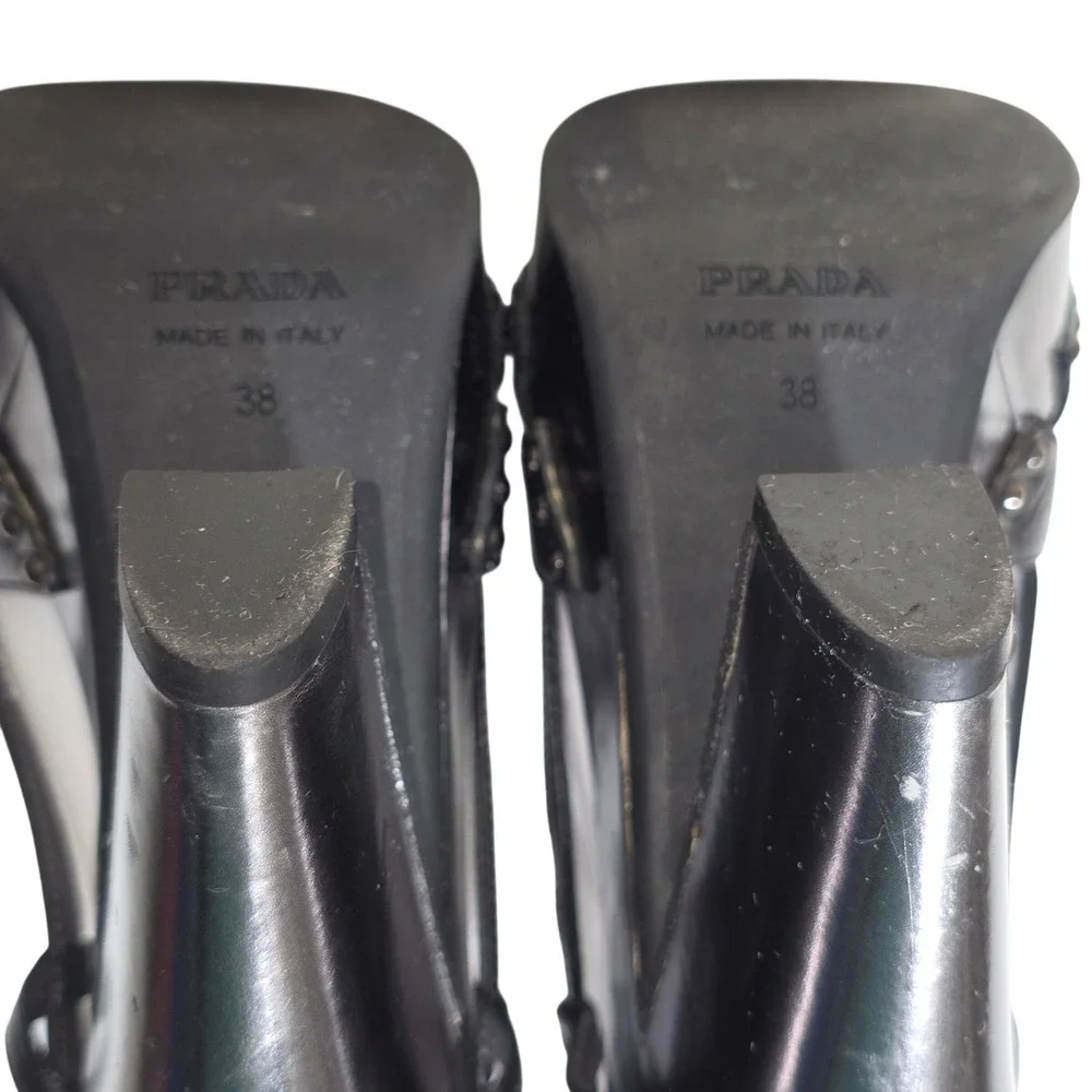 Prada platform slingback